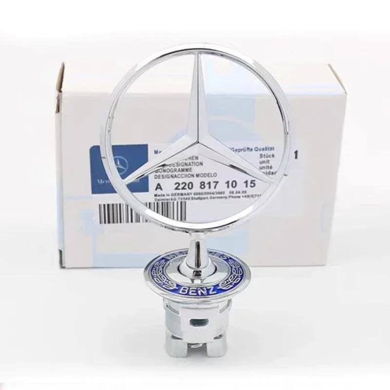 

Car Sticker For Mercedes Benz 1Pcs Car Front Bonnet Logo Emblem Zinc Alloy Decorate Badge For Mercedes Benz W204 W220 C180 C200