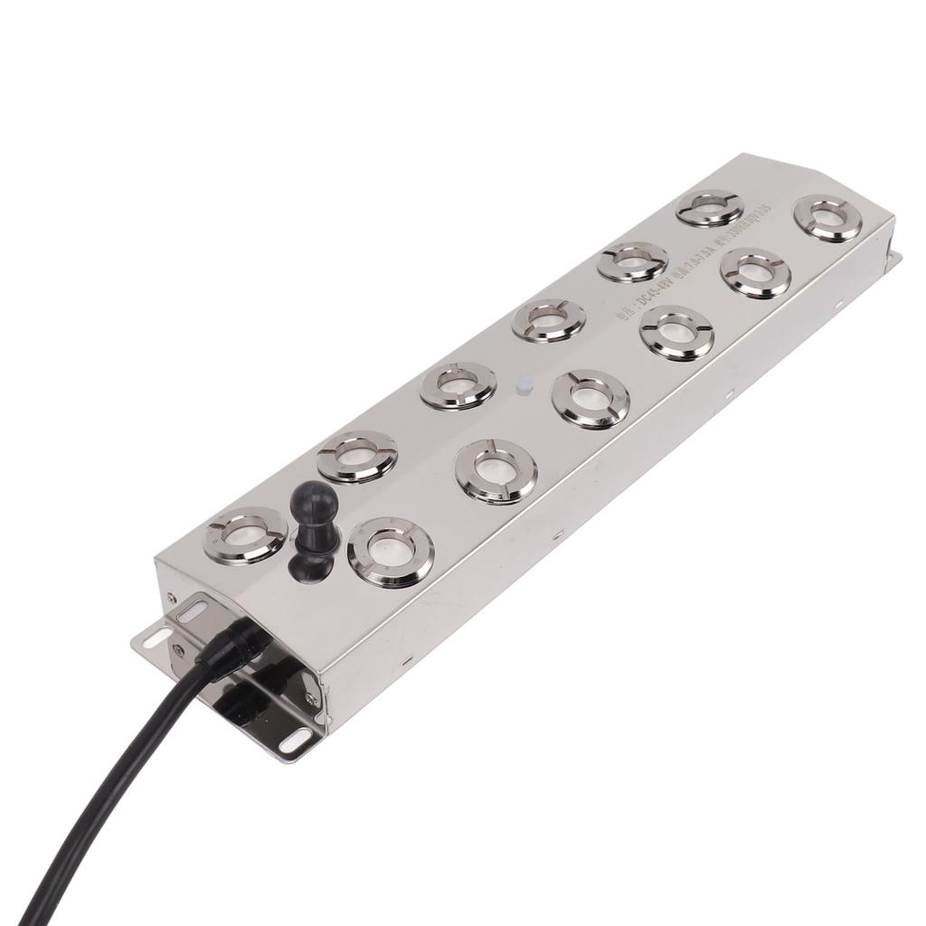 400W Ultrasound Fogger 12 Head Ultrasound Pond Fogger IP67 Waterproof for Garden Decoration Rockery Fishtank Landscape EU Plug 220V