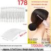 Transparent 7-Tooth Comb for Traceless Bangs Fixing - Women's Flat Hair Savior & Flyaway Control Accessory