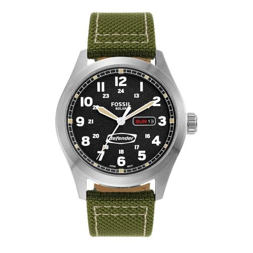 Fossil Defender FS5977 Men's Green Watch