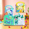 Water Drawing Book For Toddlers With Reusable Water Pen For Animal Recognition Learning