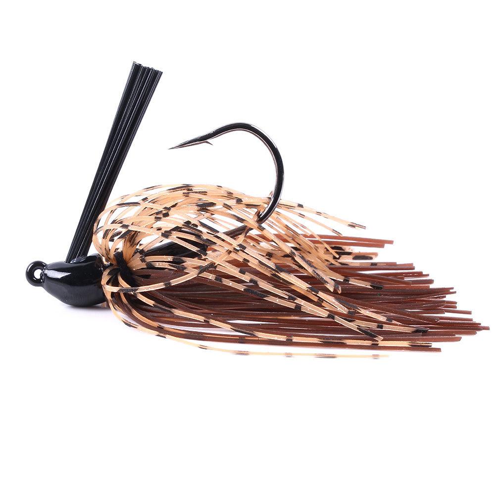 1PC Fishing Lure 10g Head Metal Bait With Rubber Skirt Artificial Wobbler Buzzbait Jigging Lure Spinner Bait Fishing Stuff