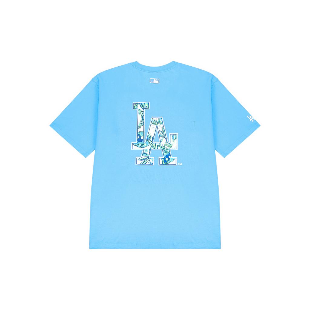 New MLB SS22 Set in Sleeve T Shirt Unisex Blue 3ATS41023-07BLS