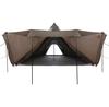 VidaXL Tipi 6-person Brown Waterproof Camping Tent
