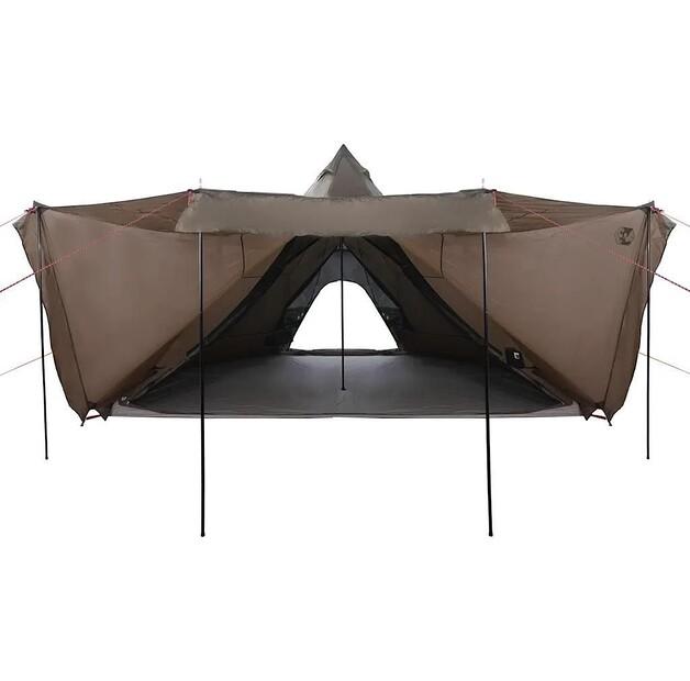 VidaXL Tipi 6-person Brown Waterproof Camping Tent