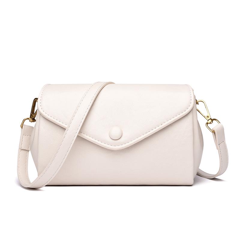 Herbst Damen Umhängetasche aus pflanzlich gegerbtem Leder mit Textur - Modisch, vielseitig, Retro-Design in mehreren Farben.