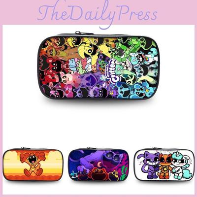 Catnap Poppy Playtime Student Pencil Case Smiling Critters Large Capacity Oxford