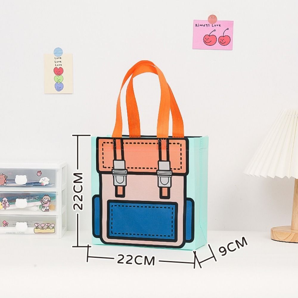 

1 шт., подарочная упаковка для сладостей, сумка для закусок, печенья, конфет, праздничных принадлежностей, сумка для конфет, нетканая детская сумка-тоут