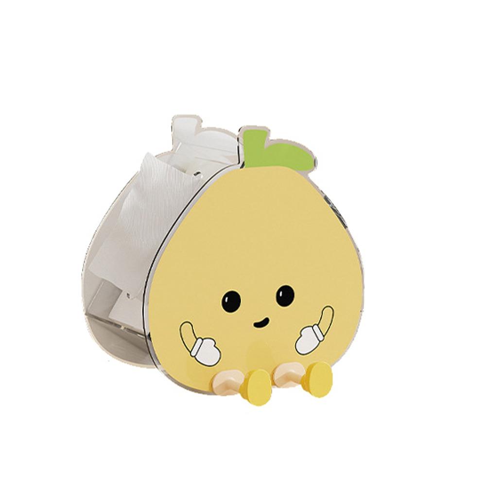 Craft Cartoon Tissue Box Fruit Shape Plastic Paper Box Funny Exquisite Napkin Storage Box Bathroom