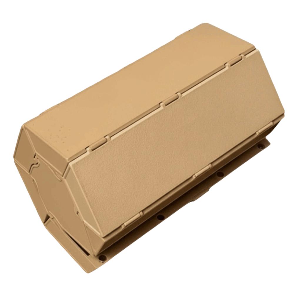 Stackable Modular Storage Box Retractable Roller Cover Multi-Functional Desktop Storage  Desk коричневый