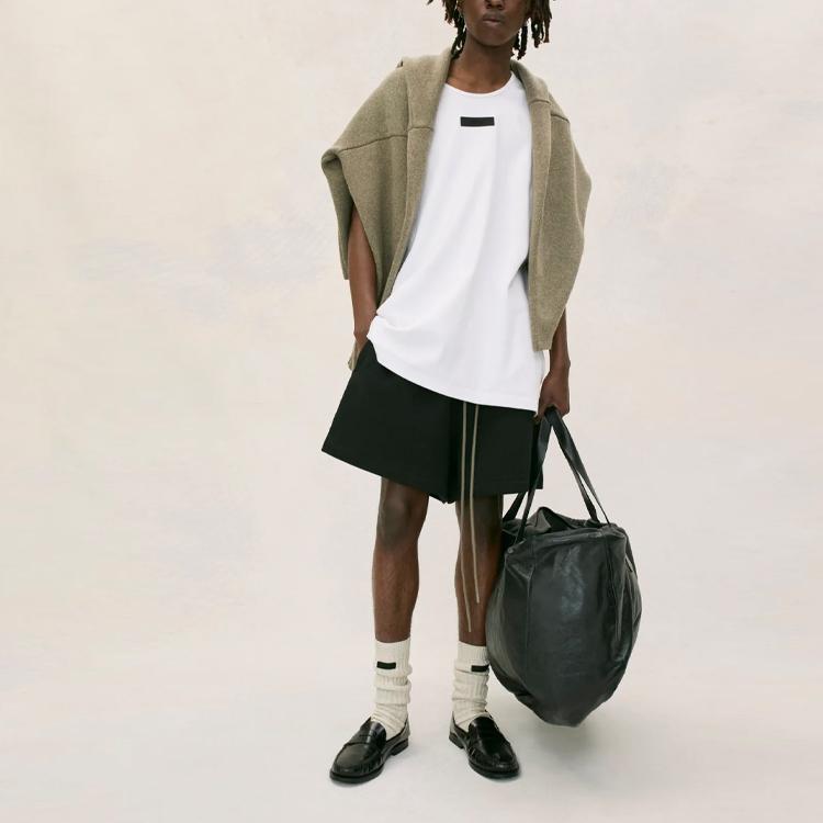 Fear of God Essentials Tank Top White Men Tops 125SU244233F