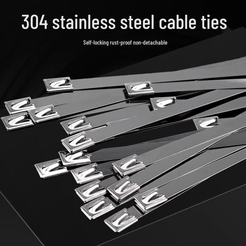 304 Stainless Steel Self-locking Cable Ties