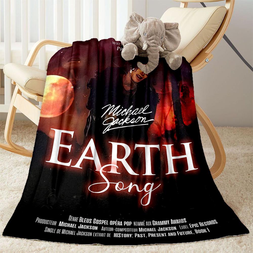 Michael Jackson 31 Blanket Warmthful Decor Great for Office Sofa Bedding Four Seasons Multipurpose Digital Print Gifts For Family Or Friends
