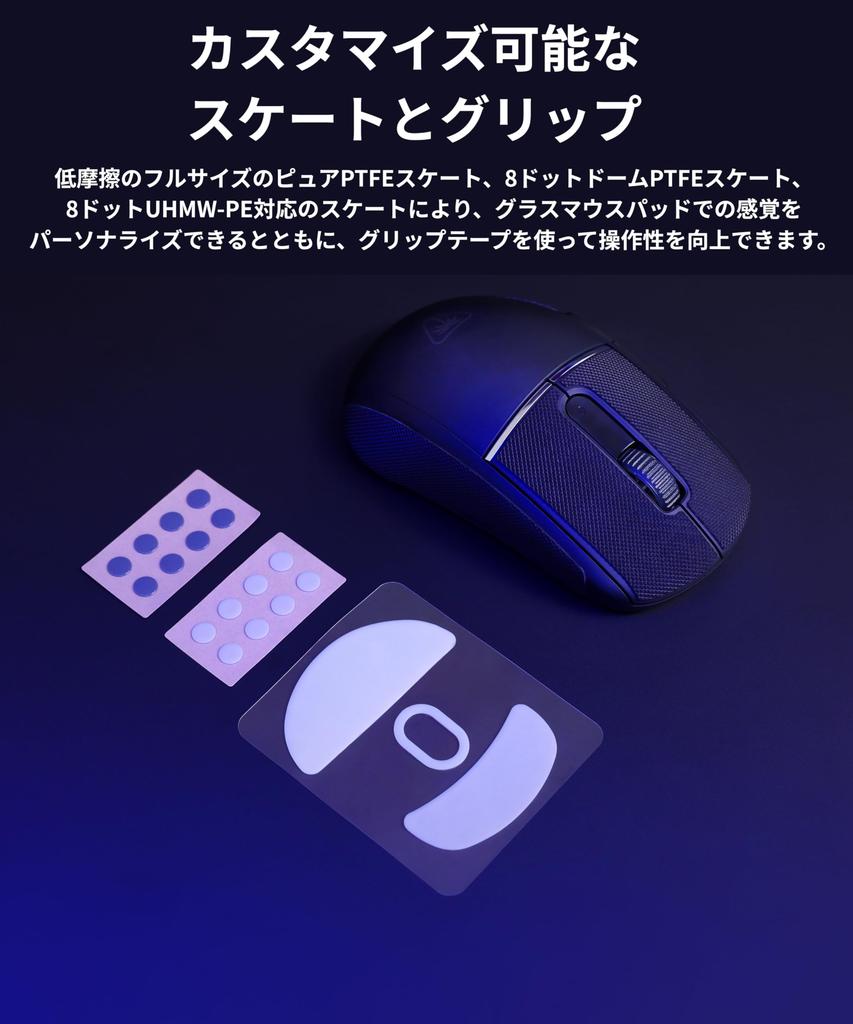 TURTLE BEACH 8K Wireless Gaming Mouse Burst II Pro Black 8000Hz Polling Rate 30K DPI Sensor 57g Design Titan Optical Switches Up to 150 Hours of