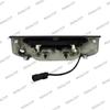 For Ford Ranger T9 2023-2025+ Rear Door Handle Pusher Cover Tailgate Cover Rear With 3rd Third Tail Brake Lights LED Accessories