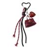 Heart Tassels Bows Beaded Braided Keychain Bag Charm Korean Styles Bags Pendant for Handbag Purse Backpack Accessories