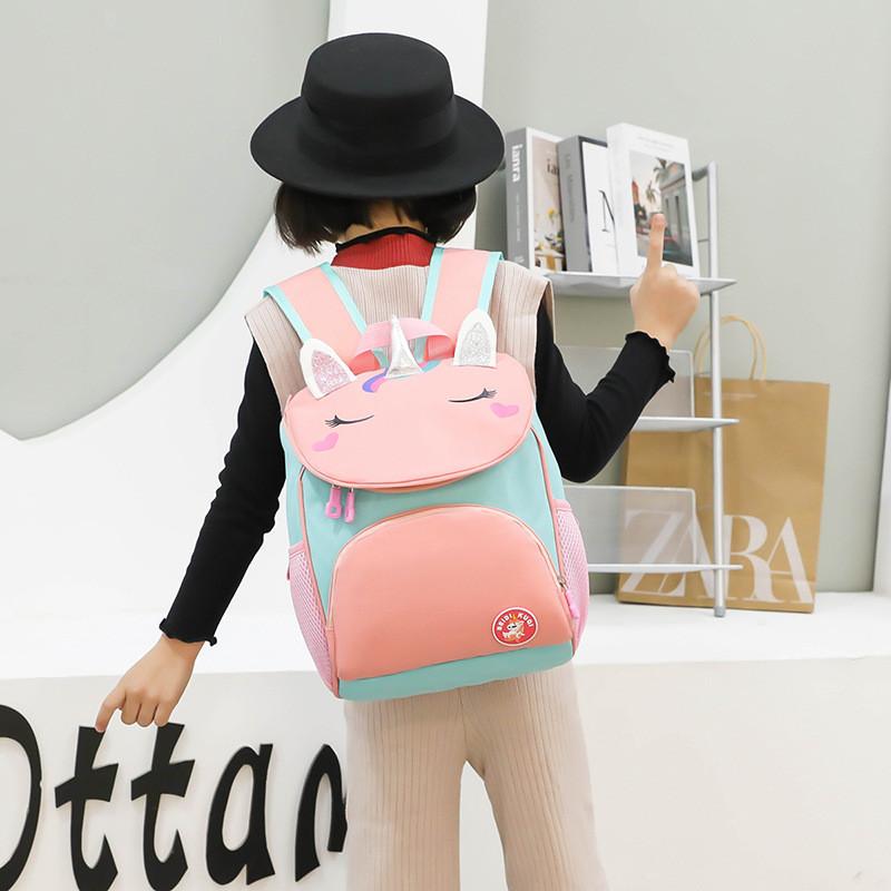 Kids Cartoon Dinosaur Backpack With Breathable Nylon For School And Travel
