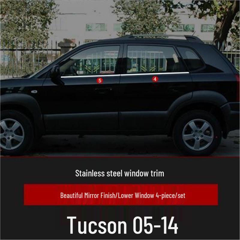 Modern Tucson Stainless Steel Window Trim Decorative Strip