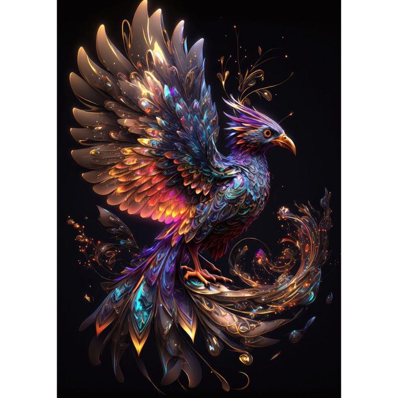 Animals Phoenix Gorilla Colorful Octopus Art Print Canvas Poster Wall Art For Living Room Abstract Celestial Home Decor Cuadros