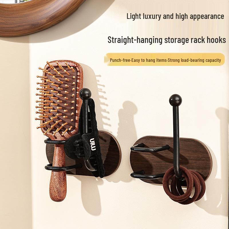 Adhesive Wall-Mounted Hair Accessories Organizer for Ties, Scrunchies, Headbands, Jewelry, and Combs