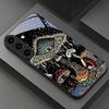Magic Mushrooms Art Black Phone Case For Samsung Galaxy S26 Ultra S25 Edge S24 FE S23 Plus S22 S21 S20 S22 S25 24 5G Glass Cover