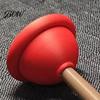3D Printed Plunger Clicker Mini Toilet Keychain, Finger Shape Toy, Backpacks Handbag Purse Charm, Gag Gift Charm