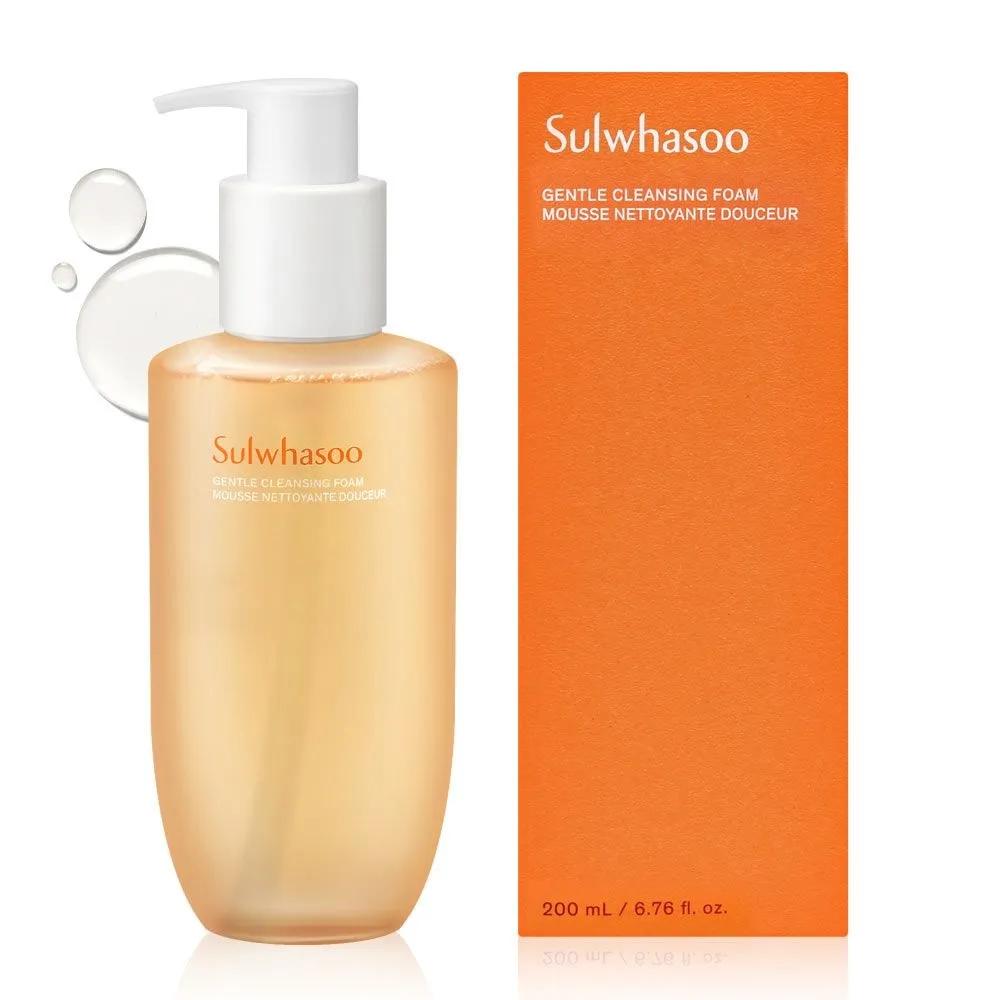 Sulwhasoo Cleansing Foam 200ml Gentle Facial Wash Hypoallergenic Soothing Foaming Moisturizing Cleanser