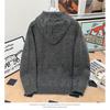 Autumn and Winter Men's Sweater Loose Hooded Pullover Solid Color Sweater Top