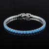 Bracciale Tennis Hip-Hop Zirconi Multicolore - Senza Sbiadire, Design Full Diamond