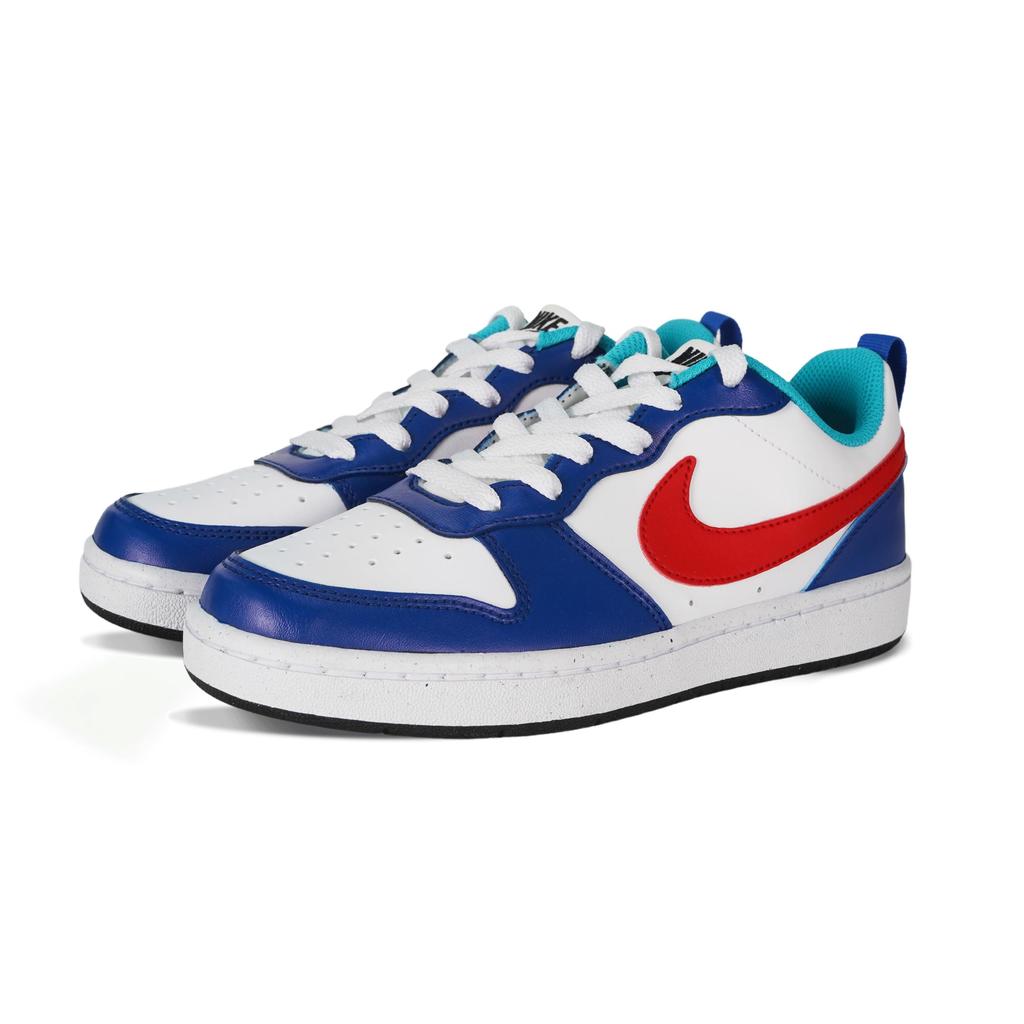 Nike Court Borough Low top Skateboard Shoes GS Red Blue HF0742-161(Team86-A)