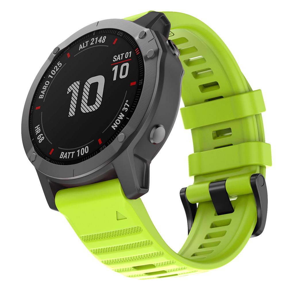 Silikon-Schnellverschluss-Uhrenarmband für Garmin Fenix 6, 6x, 5 und Fenix 3 (22mm/26mm)