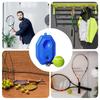 Tennis Practice Rebounder, Reaction Training Game, with String Tennis Return Ball Trainer for Party, School, Backyard, Beach