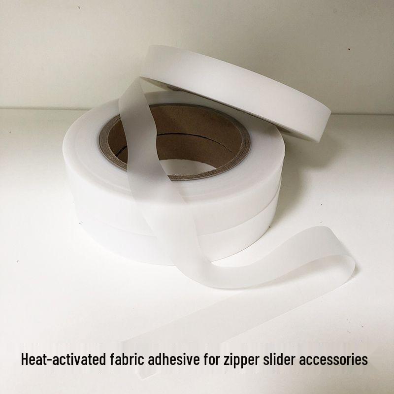 Zipper Repair Kit: Traceless, Durable, High-Temp Self-Adhesive Fabric Glue Tape in Black