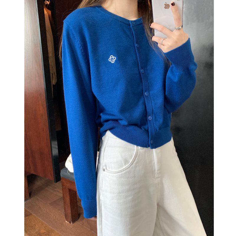 

Вязаный кардиган малинового цвета для женщин: Свитер в корейском стиле для миниатюрных девушек, идеальный розовый слой для весны и осени One Size