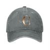 Calvin Logo Embroidered Washed Cotton Baseball Cap Classic Black Adjustable Hat with Gold Lettering Fashionable Casual Headwear