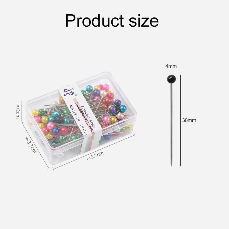 

Pearl Needle Sewing Accessories Positioning Pin Fixed Needle Handmade DIY Clothing Quilting Tools Multicolor Ball Heads Pins TMZ