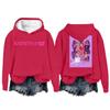 Women's Fashion Casual Long Sleeve Loose Printed Pullover Sports Long Sleeve Hooded Sweatshirt