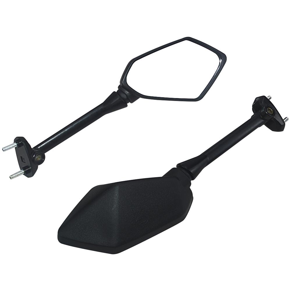 2 Pezzi/Coppia Specchietti Retrovisori Laterali Regolabili per Moto 8mm Per Kawasaki Ninja650R NINJA400R ER-6F Z1000SX