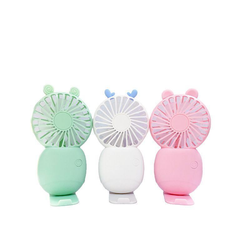 Handheld Mini Usb Fan With Holder Portable And Adjustable For Outdoor Travelling
