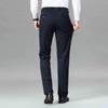 ROMON Men's Thickened Business Casual Straight Leg Pants