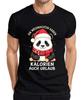 Kalorien haben Urlaub Weihnachten Panda Zuckerstange Kekse lustig Herren T-Shirt