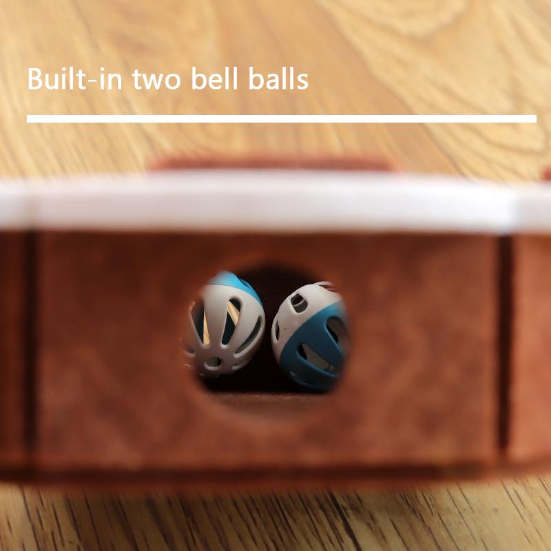 Booteely Cat Puzzle Toy Felt Puzzle Box Cat Exercise Toy with Ball Indoor Sports Entertainment Hunting Cat Toys for Indoor Cats