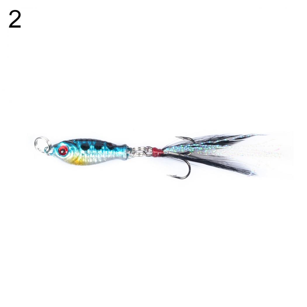 

2 см маленькая приманка для карпа 3D глаза искусственные приманки из сплава перо рыболовные снасти инструменты #02