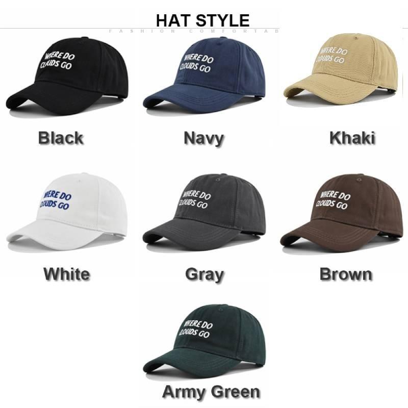 Cap Where Baseball Do Letter Embroidered Duckbill Sunshade Hat Material Cotton