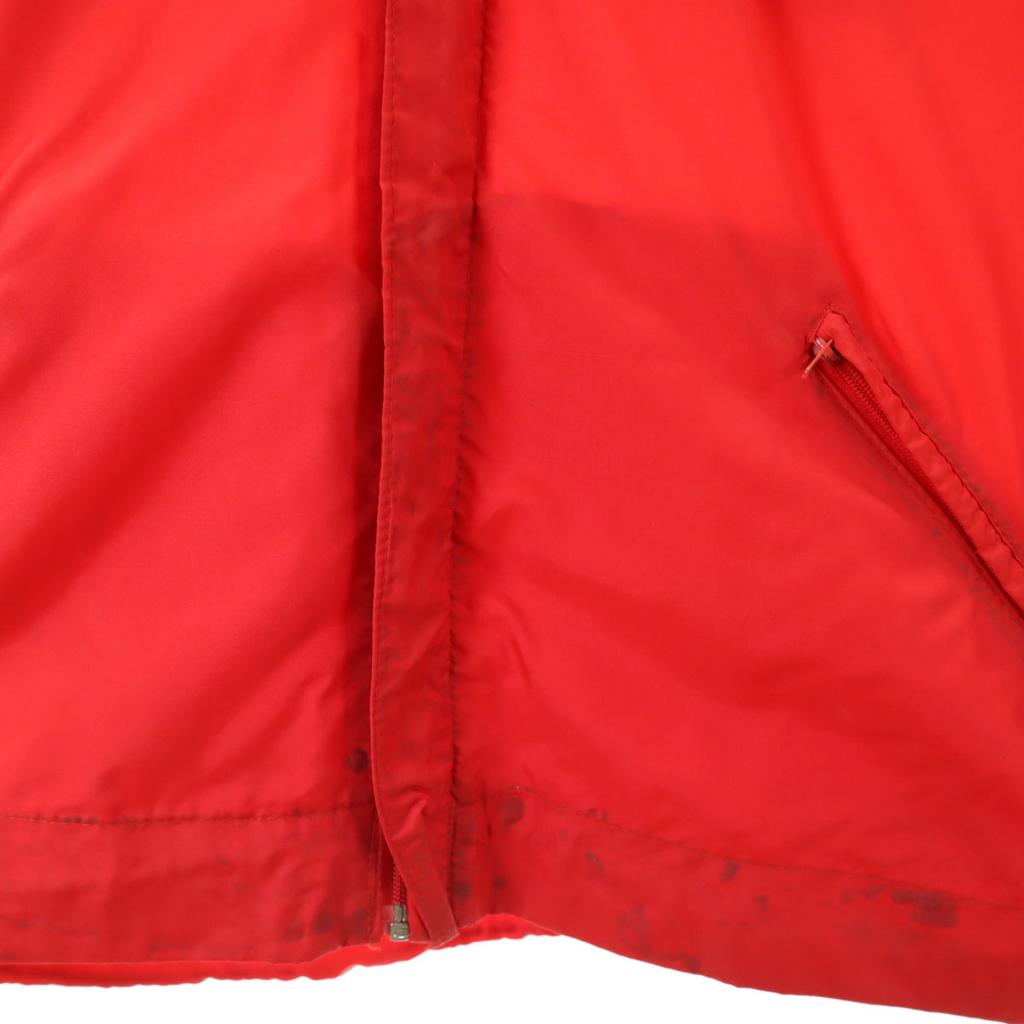 Adidas 70s Vintage Trefoil Logo Windbreaker 180 Red Men's Used