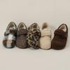 Winter Fur Shoes Women Loafers Warm Plush Flat Non-slip Fashion Brand Ladies Shoes Soft Plus Size 42