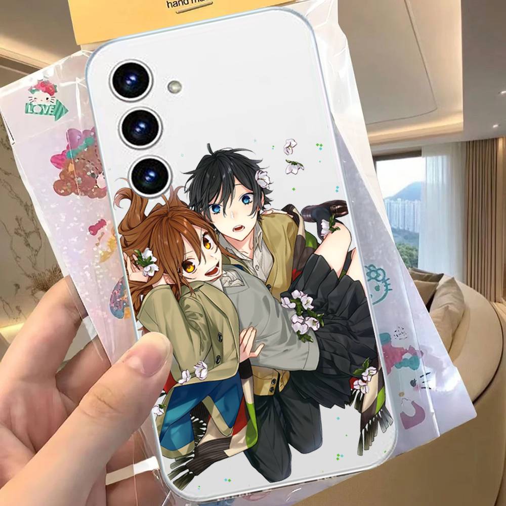 Cute Anime Horimiya For Samsung Galaxy A52 A12 A51 S21 Edge S22ULTRA S23 S20LITE Plus Ultra Transparent Cover