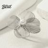 Dress Matching Jewelry 2Pcs/Set Women Necklace Earrings Set Hollow Flower