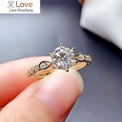 Pierścionki ślubne z temperamentem dla kobiet Złoty kolor Wykwintny design Pierścionki zaręczynowe Stylowe akcesoria Ponadczasowa biżuteria