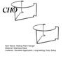 Fence Planter Hanger Railing Plant Balcony Holder Tool-Free Vertical Pot Outdoor for Plants Fits Fences Decks Gardens Patios Use
